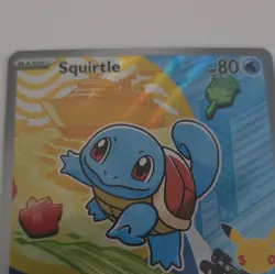 Pokemon Squirtle 039 Me: Mega Evolution Promo Full Art Holo EN 80HP Saboteri - Image 3
