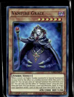 Yugioh Vampire Grace GFP2-EN072 Ultra Rare 1st Edition LP - Image 1
