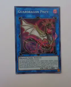 Guardragon Pisty SAST-EN052 (Super Rare, 1st Edition, Lightly Played / LP) - Image 1