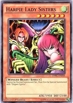 Yugioh Harpie Lady Sisters DPBC-EN038 1st Edition NM - Image 1