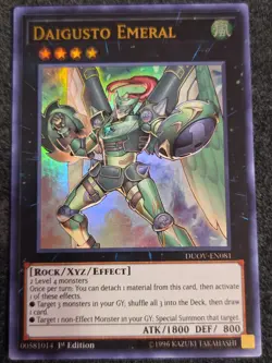 Yugioh! Daigusto Emeral - DUOV-EN081 - Ultra Rare - 1st Edition - VLP - Image 1
