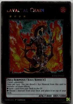 Lavalval Chain (Platinum Secret Rare) Platinum Secret Rare Quarter Century Stamp - Image 1