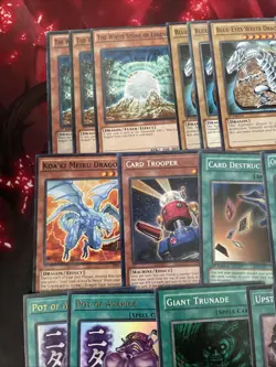 Complete Dragon Turbo Edison Deck Yugioh Staples Extra More - Image 2