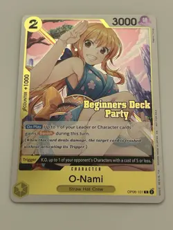 O-Nami OP06-101 Beginners Deck Party One Piece TCG - Image 1