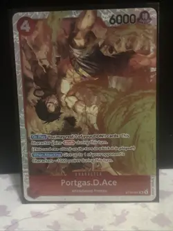 Portgas.D.Ace (007) ST30-007 SR Foil NM One Piece Starter Deck EX: Luffy & Ace - Image 1