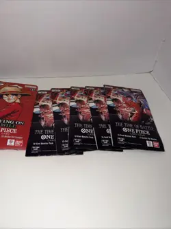 One Piece TCG English OP-16 OP-13 The Time of Battle Booster Sleeved Pack x10 - Image 3