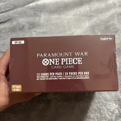 One Piece TCG Paramount War RED BOTTOM Booster Box OP-02 English Factory Sealed - Image 2