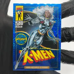 Marvel Card Storm Traxx 86-V Variant Fleer Upper Deck Masterpieces [NM] - Image 2