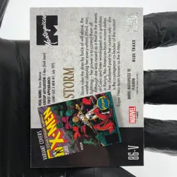 Marvel Card Storm Traxx 86-V Variant Fleer Upper Deck Masterpieces [NM] - Image 3