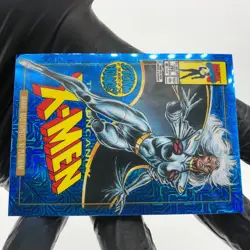 Marvel Card Storm Traxx 86-V Variant Fleer Upper Deck Masterpieces [NM] - Image 5
