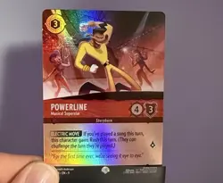 Disney Lorcana Fabled - Powerline, Musical Superstar- Epic EN 9 #215/204 - Image 1