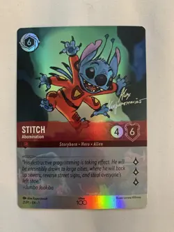 Lorcana Stitch - Abomination Alternate Art - Disney100 Promos - Image 1