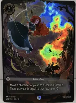 Disney Lorcana - Wilds Unknown - Touch The Sky Enchanted 240/204 Merida Brave - Image 1