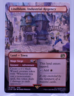 MTG Lindblum, Industrial Regency #312 Non-Foil (Borderless) Final Fantasy K132 - Image 1