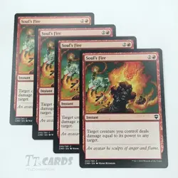 Soul's Fire x4 Playset 4x MTG Magic the Gathering Commander Legends CMR - Image 1