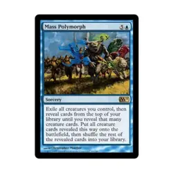 WOTC MtG M11 Mass Polymorph (R) (Foil) EX - Image 1