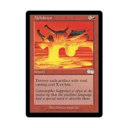 WOTC MtG Urza's Saga Meltdown (U) NM - Image 1