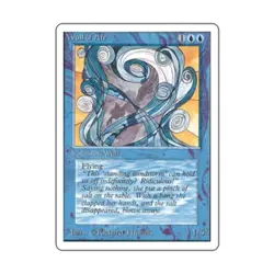 WOTC MtG Unlimited Wall of Air (U) EX - Image 1