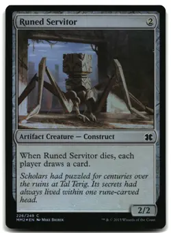 MTG Runed Servitor Foil C Modern Masters 2015 226 LP - Image 1