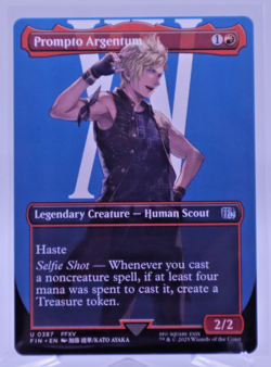 Prompto Argentum #0387 (Borderless) (Non Foil) - MtG Final Fantasy K094 - Image 1