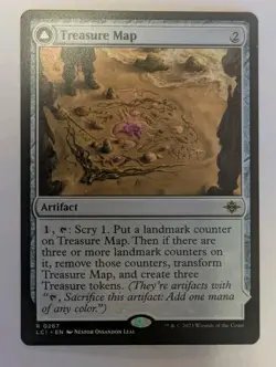 Treasure Map The Lost Caverns of Ixalan - MTG RARE - Image 1