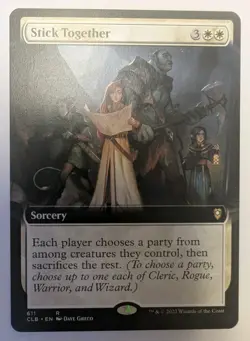 Stick Together (Extended Art) Commander Legends: Battle for Baldur's Gate - MTG - Image 1