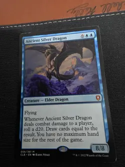 MTG Ancient Silver Dragon - 56 / English / Lightly Played - Image 1
