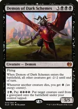 MTG - Demon of Dark Schemes [Kaladesh - Image 1