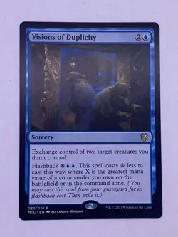 MTG Visions of Duplicity Commander: Innistrad: Midnight Hunt Regular - Image 1