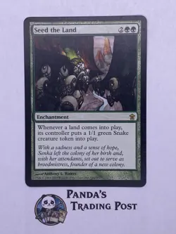 MTG Seed the Land Saviors of Kamigawa Regular - Image 1