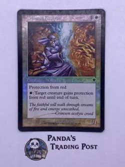MTG Crimson Acolyte Invasion Foil - Image 1