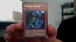 YuGiOh Infernal Dragon Ultra Rare Unlimited Edition VLP NM DP04-EN010 - Image 1