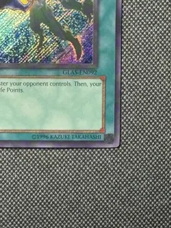 YuGiOh Soul Taker GLAS-EN092 Secret Rare Unlimited Holo Bleed NM - Image 5