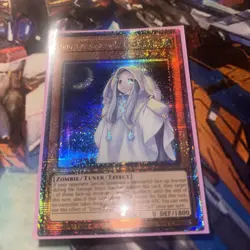 Yugioh Ghost Mourner & Moonlit Chill RA04-EN033 Quarter Century Secret Rare NM - Image 1