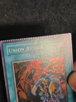 *Misprint* Yugioh! Union Attack LODT-EN093 Super Rare Unlimited NM Crimped - Image 2
