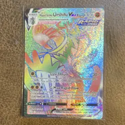 Pokemon TCG Rapid Strike Urshifu VMAX 169/163 Battle Styles Secret Rare Holo - Image 1