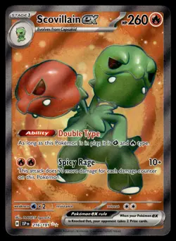 Scovillain ex 216/191 Ultra Rare Surging Sparks Pokemon Near Mint - Image 1