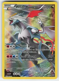 White Kyurem (Full Art Promo) XY81 Holo Promo XY Promo Pokemon Lightly Played - Image 1
