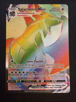 Pokemon TCG Salamence VMAX (Secret) 194/189 Swsh03: Darkness Ablaze Holo - Image 1