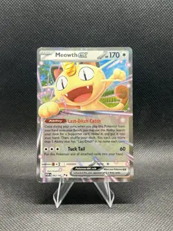 2026 Pokemon Perfect Order Meowth ex Double Rare #062/088 - Image 1