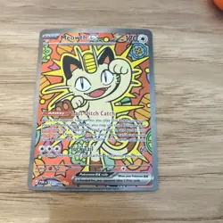 Pokemon TCG Meowth ex 121/088 Paradox Rift Holo Double Rare 170 HP - Image 1