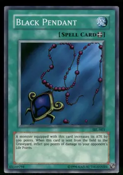 Black Pendant Super Rare Spell Ruler SRL-003 NM - Image 1