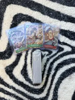 Bandai One Piece CCG ST10 Foil Parallel Alt Art 4-Card Lot Luffy & Ace - Image 2