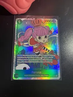 One Piece Perona OP12-034 SR Legacy of the Master Card Game - Image 1