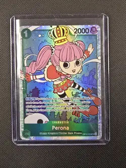 One Piece CCG Perona OP12-034 SR Legacy Of The Master NM - Image 1