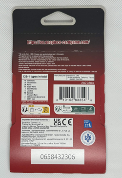 One-Piece OP13 Carrying on His Will Sleeved Booster Packs X5 - SEALED ENGLISH - Image 2