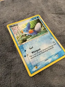 SWIRL Mudkip 018 EX Deck Tin (2004) Nintendo Black Star Promo Pokemon Card - Image 2