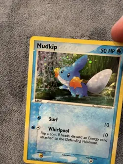 SWIRL Mudkip 018 EX Deck Tin (2004) Nintendo Black Star Promo Pokemon Card - Image 4