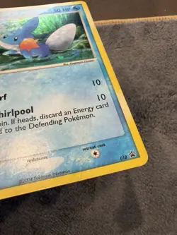 SWIRL Mudkip 018 EX Deck Tin (2004) Nintendo Black Star Promo Pokemon Card - Image 5