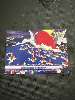 Topps Pokemon the Movie 2000 Non-Holo Foil Card #20 Magikarp Mayhem - Image 1